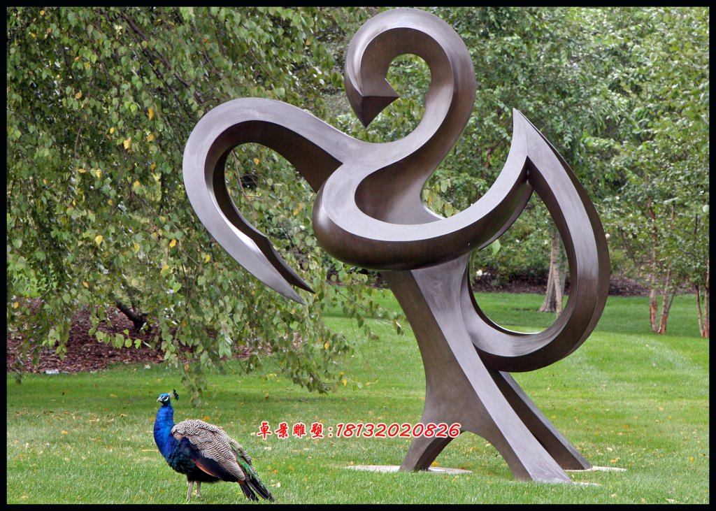抽象铜雕，公园铜雕，铜雕景观
