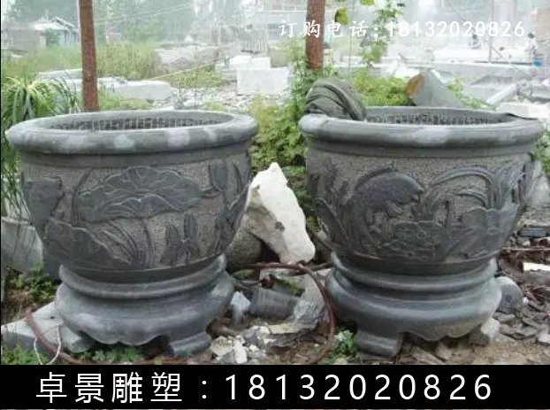 石水缸，仿古石水缸 (5)
