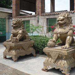 北京狮铜雕，狮子铜雕，铸铜狮子雕塑