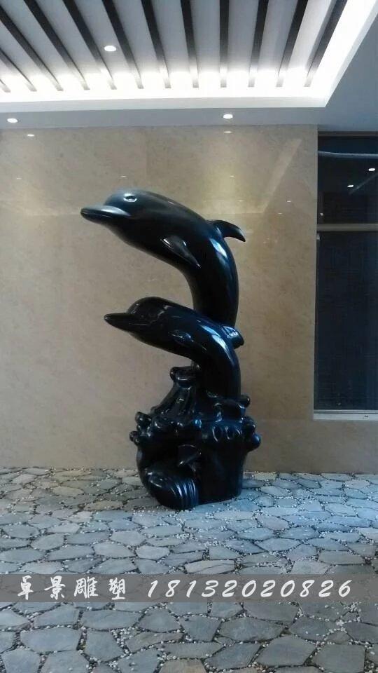 海豚铜雕，动物铜雕 (1)