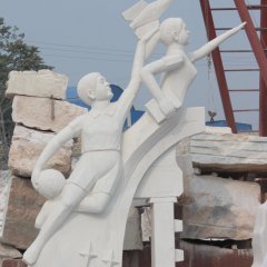 学校石雕人物雕塑
