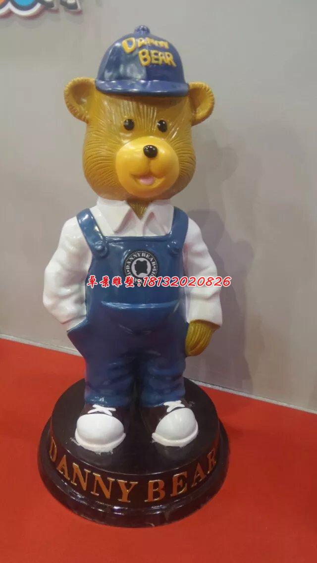 玻璃钢小熊雕塑,卡通动物雕塑 (4)