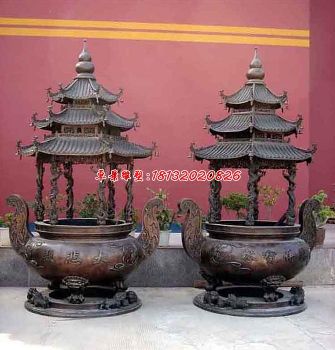 铜香炉,寺庙铜香炉