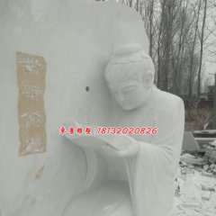 凿壁偷光石雕，古代人物石雕