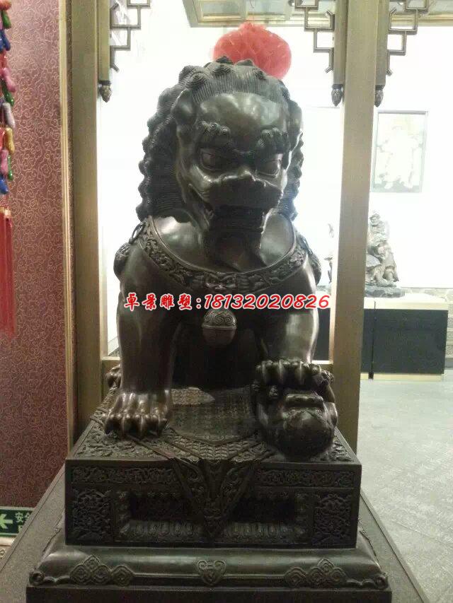 北京狮铜雕，铸铜狮子雕塑 (1)
