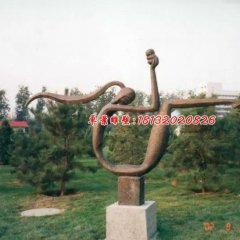 母子铜雕，公园景观铜雕