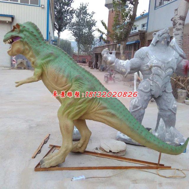 玻璃钢恐龙雕塑，仿真恐龙雕塑 (2)