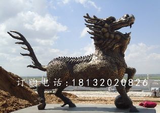 麒麟铜雕,广场麒麟铜雕