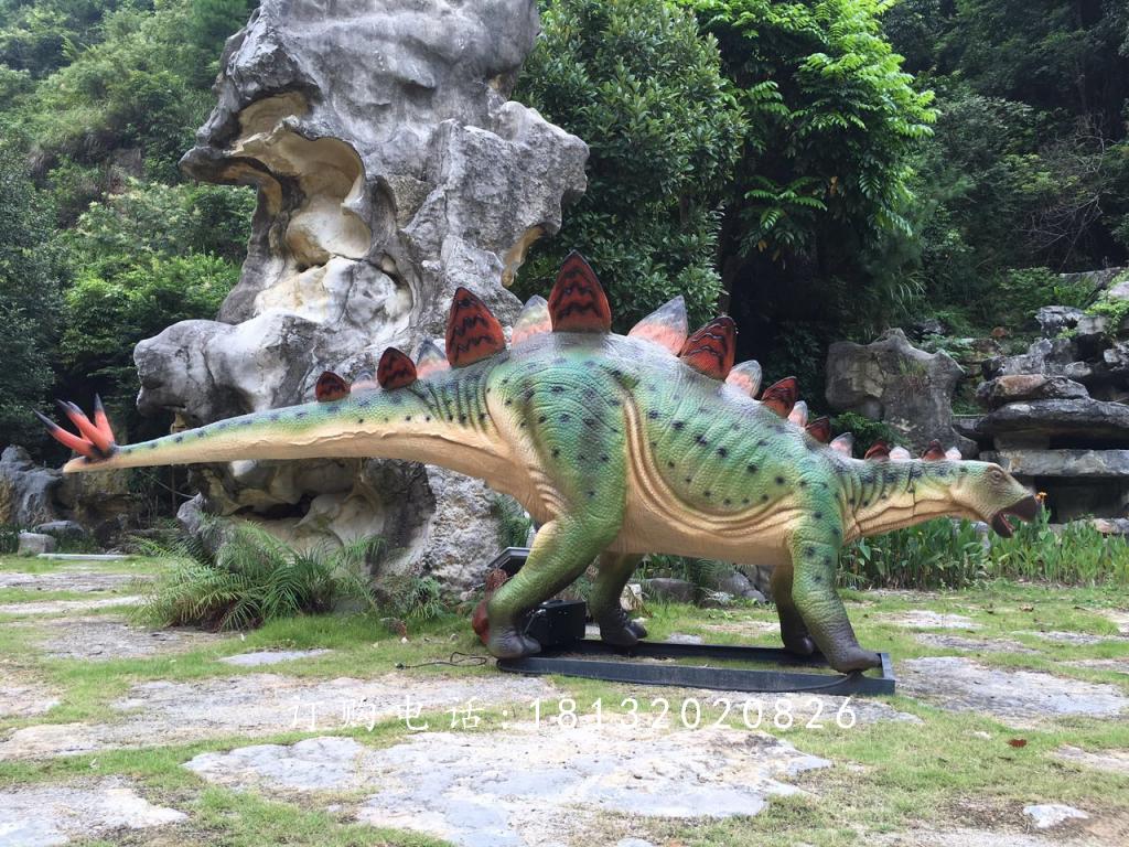 玻璃钢恐龙雕塑，仿真恐龙雕塑 (2)