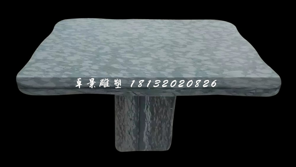 石雕方桌，大理石方桌雕塑