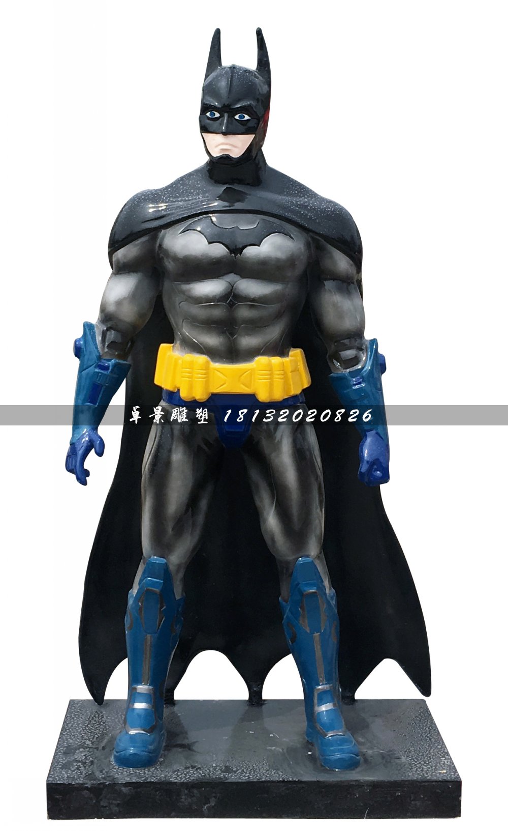 蝙蝠侠雕塑，玻璃钢电影人物