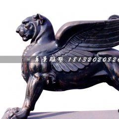 飞豹铜雕，广场动物铜雕