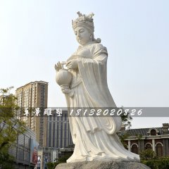 妈祖石雕，汉白玉神仙石雕