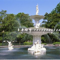 欧式喷泉，汉白玉喷泉石雕