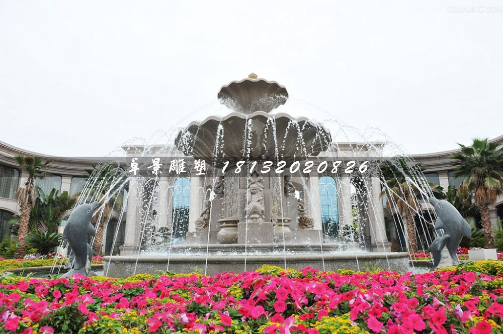 喷泉石雕，公园欧式喷泉石雕