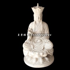 地藏菩萨石雕，汉白玉佛像
