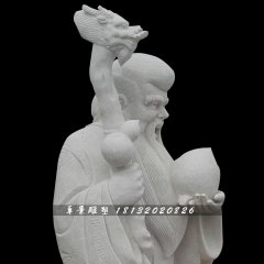 南极仙翁石雕，汉白玉神仙雕塑