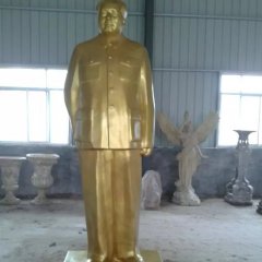 毛主席背手像，玻璃钢伟人雕塑