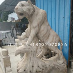 老虎石雕公园动物雕塑