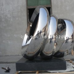 不锈钢团结雕塑抽象企业雕塑