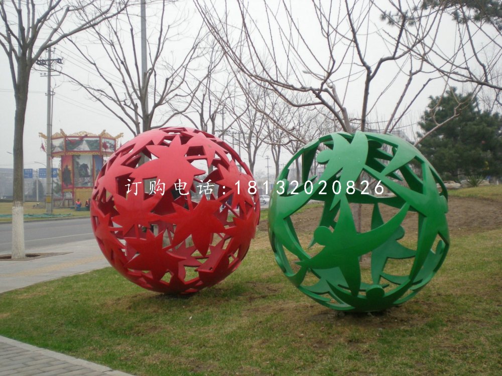 不锈钢造型球，不锈钢镂空球