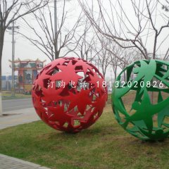 镂空球雕塑公园不锈钢雕塑
