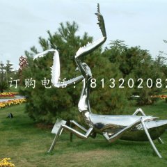 不锈钢螳螂雕塑公园动物雕塑