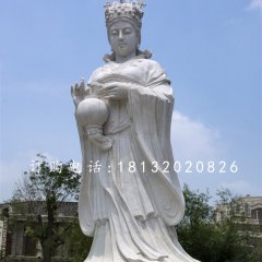 大理石妈祖雕塑，广场神仙石雕