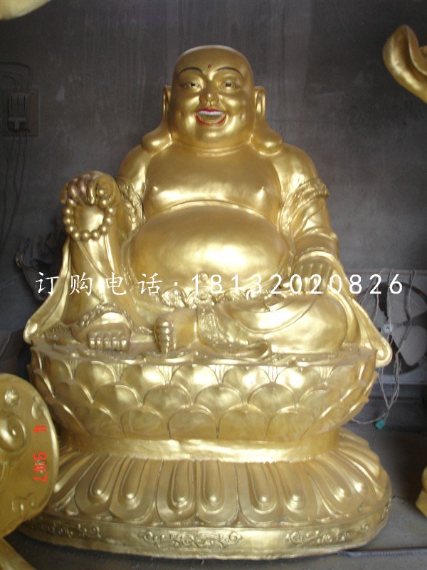 铜雕弥勒佛寺庙铜佛像雕塑 (4)