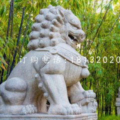 北京狮大理石狮子