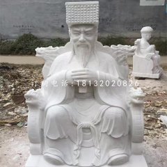 龙王石雕，汉白玉神仙雕塑