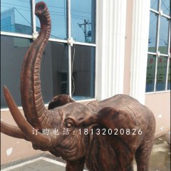 大象铜雕，公园动物铜雕