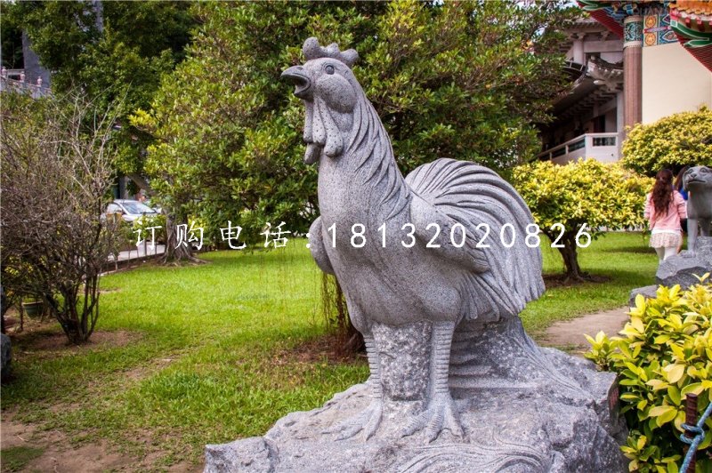 公园动物石雕，十二生肖石雕 (3)