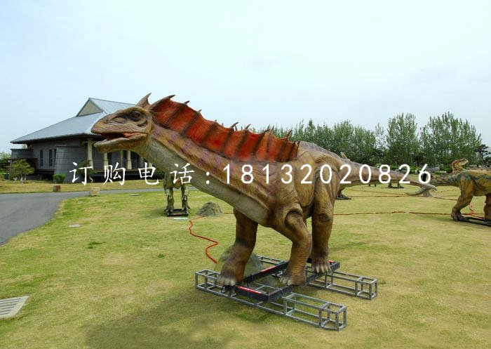 玻璃钢恐龙 仿真动物雕塑 公园景观雕塑 (2)