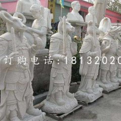 大理石十二生肖雕塑  公园景观石雕