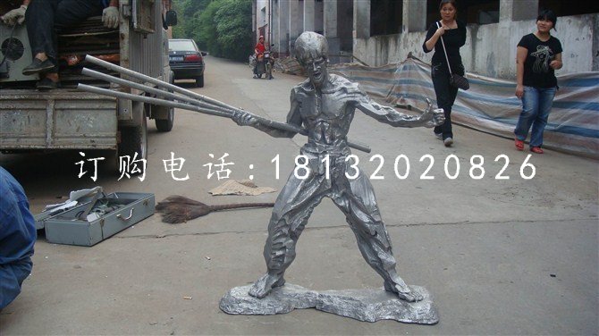 李小龙雕塑玻璃钢人物雕塑.jpg