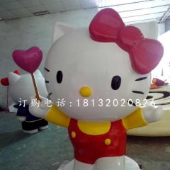 hellokitty雕塑  玻璃钢卡通动物雕塑