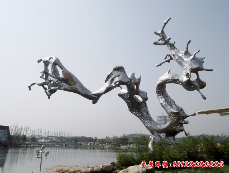 不锈钢水花雕塑，公园不锈钢雕塑 (2)[1][1]