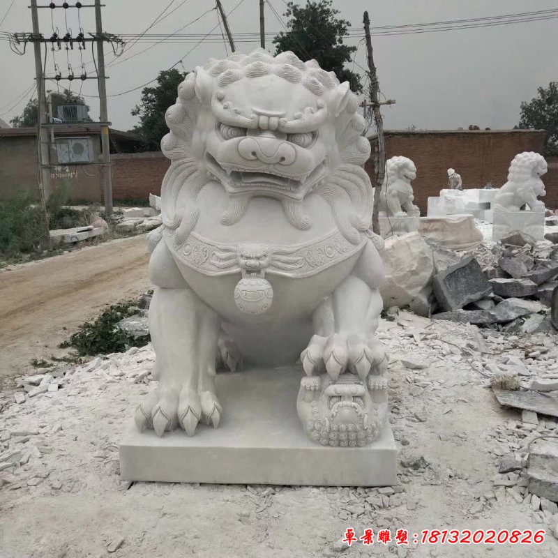 大理石狮子雕塑 (193)