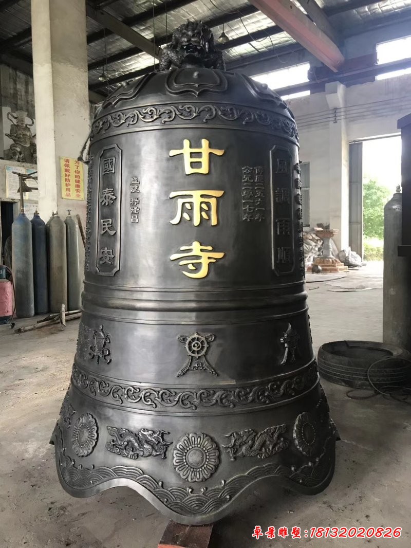 寺庙佛堂铜雕钟