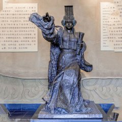 武则天雕塑，玻璃钢古代人物雕塑