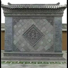 福禄寿浮雕石影壁