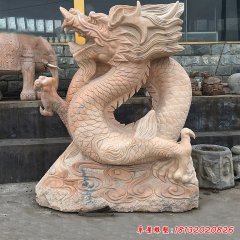 公园景区中国龙石雕