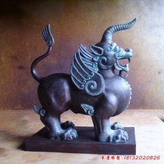 铜雕獬豸独角兽