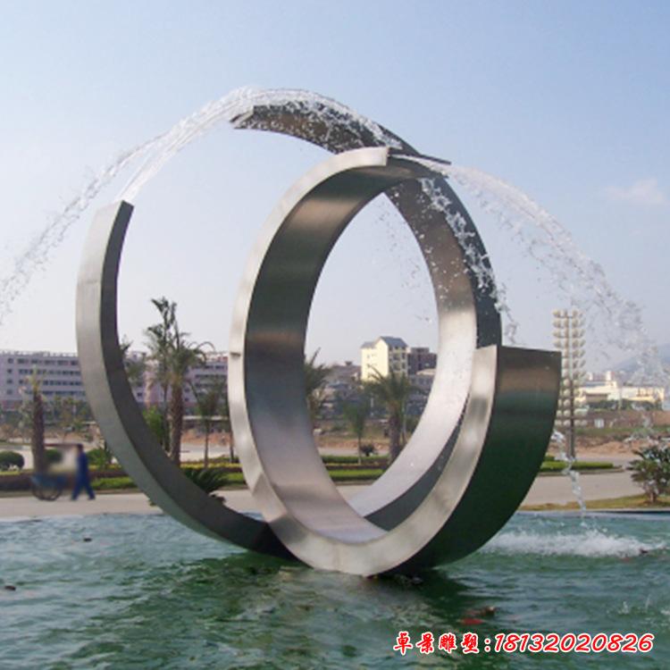 不锈钢水景喷泉雕塑