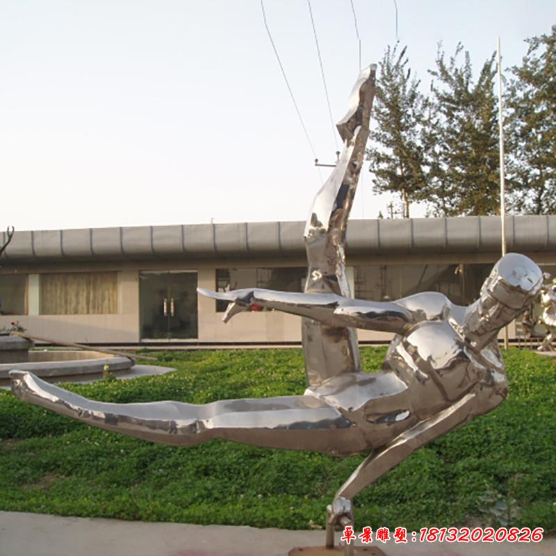 不锈钢公园鞍马运动雕塑