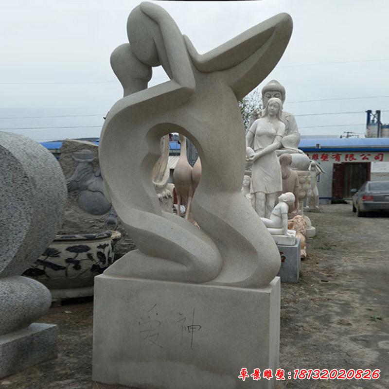 3情侣抽象人物石雕