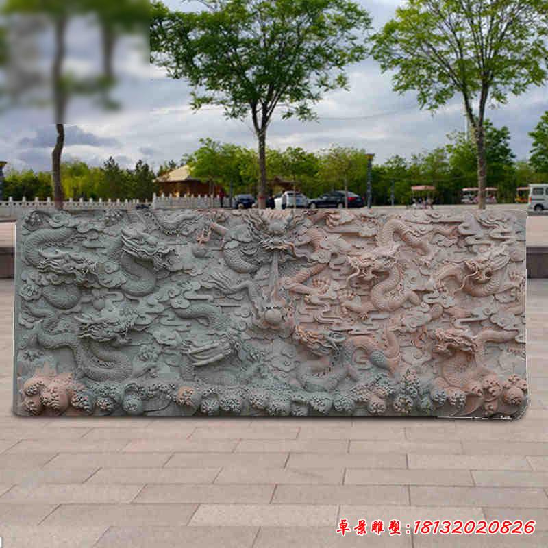 公园浮雕影壁石雕雕2