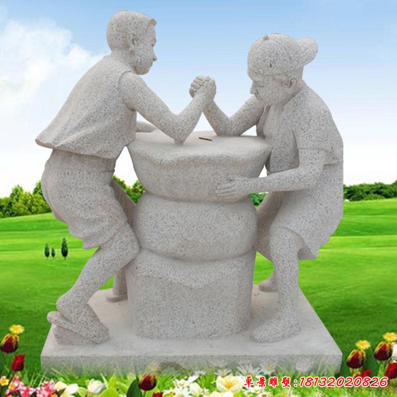 现代公园儿童人物石雕