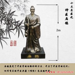 古代十大名医扁鹊铜雕